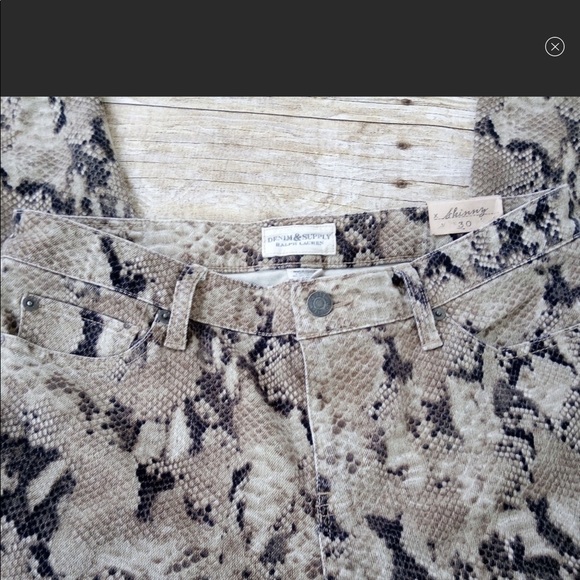 Ralph Lauren Denim Supply Python Jeans - Picture 5 of 7